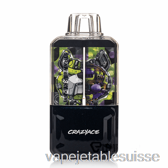 Vape Suisse Crazyace B15000 Jetable Fraise Kiwi